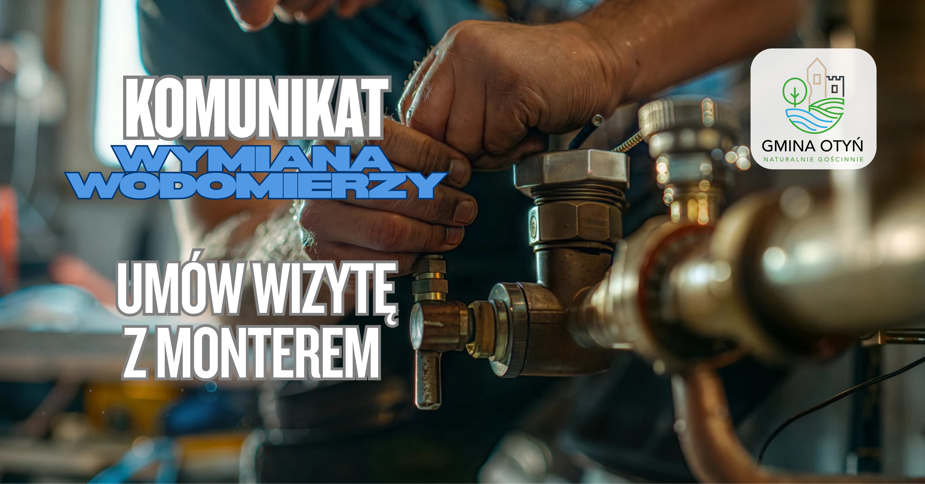 Ilustracja do informacji: Komunikat - wymiana wodomierzy